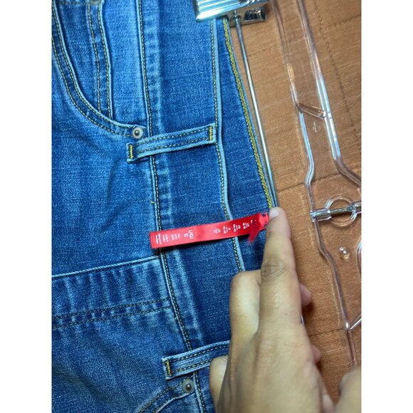 Spanx Wide-Leg High-Waisted Denim Jeans Size Large - Picture 7 of 11